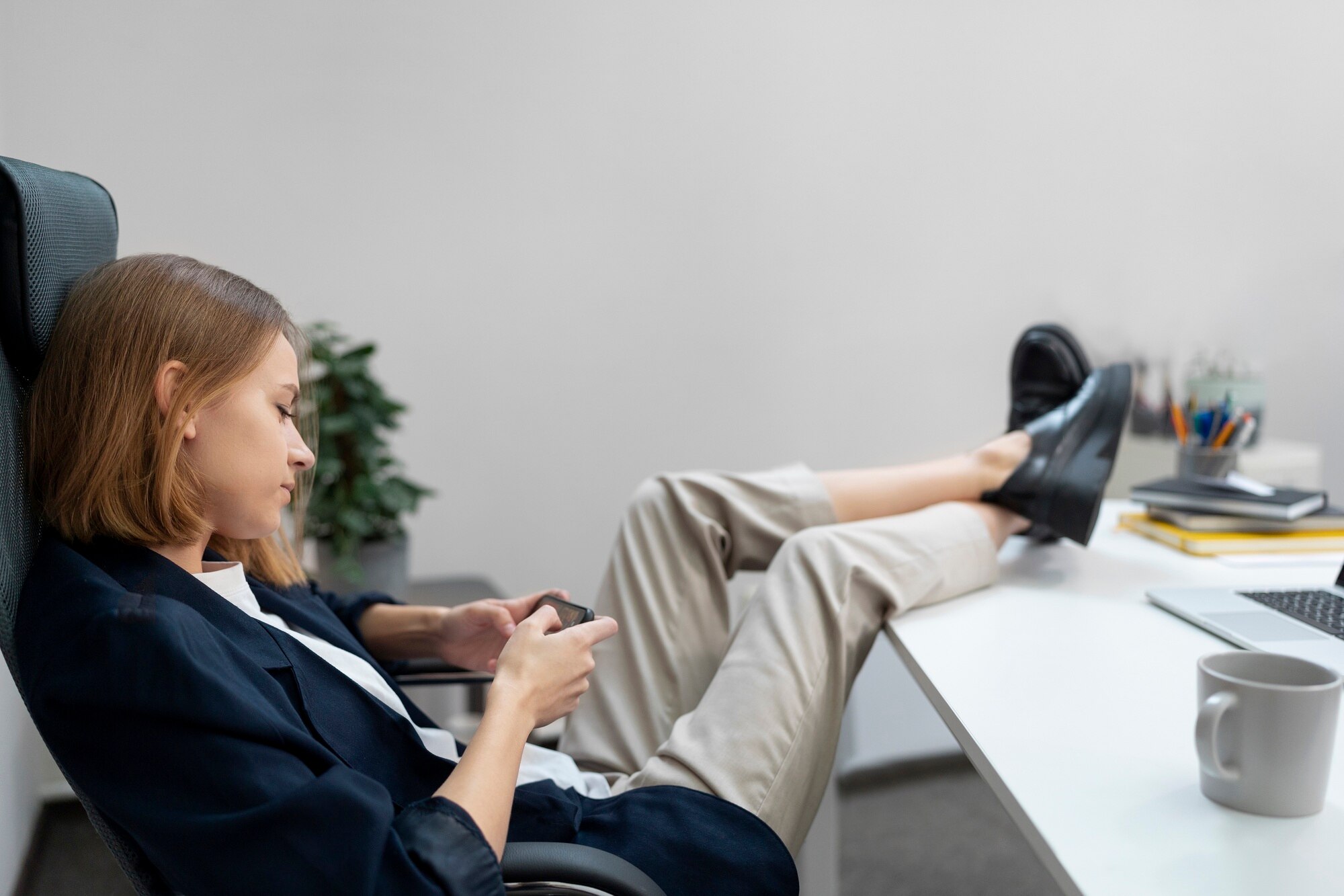 Aktívna prestávka pri sedavej práci v kancelárii